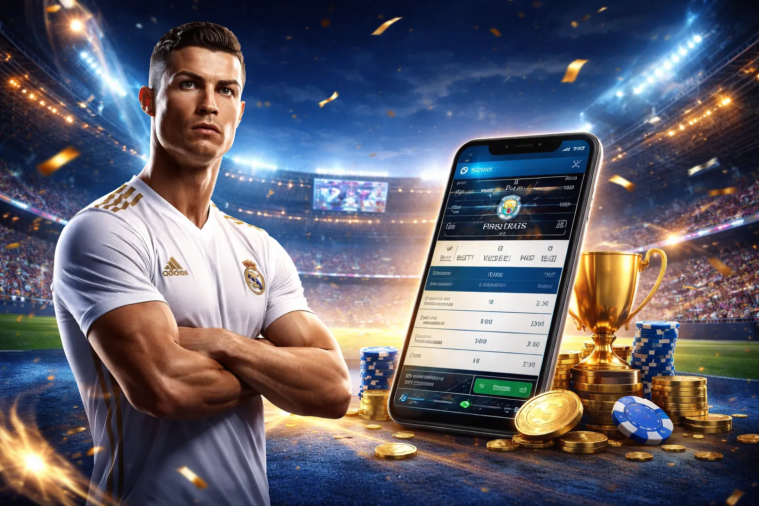 Ứng dụng di động 8XBET với giao diện thể thao và casino